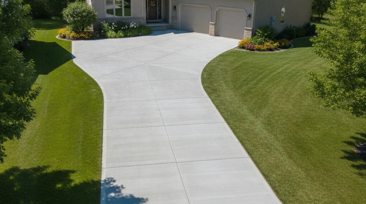 Concrete driveway width in Orangeburg SC